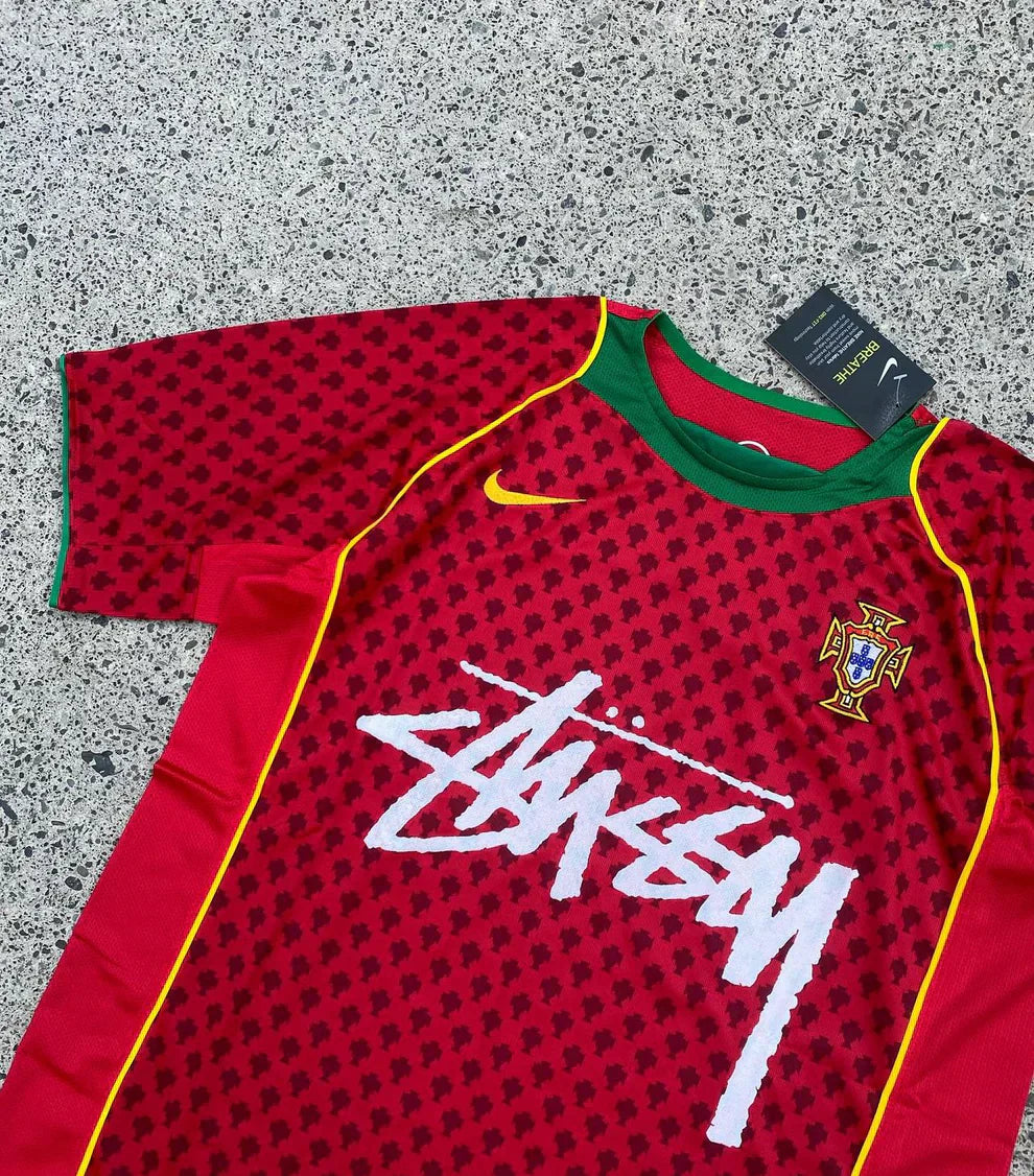 STUSSY X “PORTUGAL” JERSEY - RED (Special Edition)