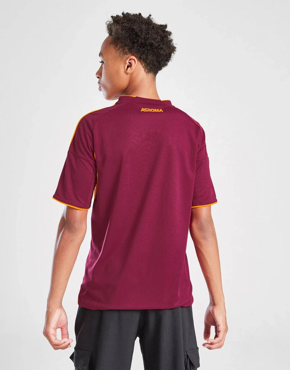 ADIDAS AS ROMA 2025/26 HOME SHIRT JUNIOR