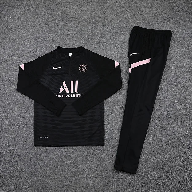 PSG BLACK AND PINK TRACKSUIT