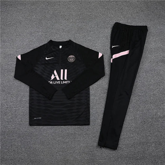 PSG BLACK AND PINK TRACKSUIT