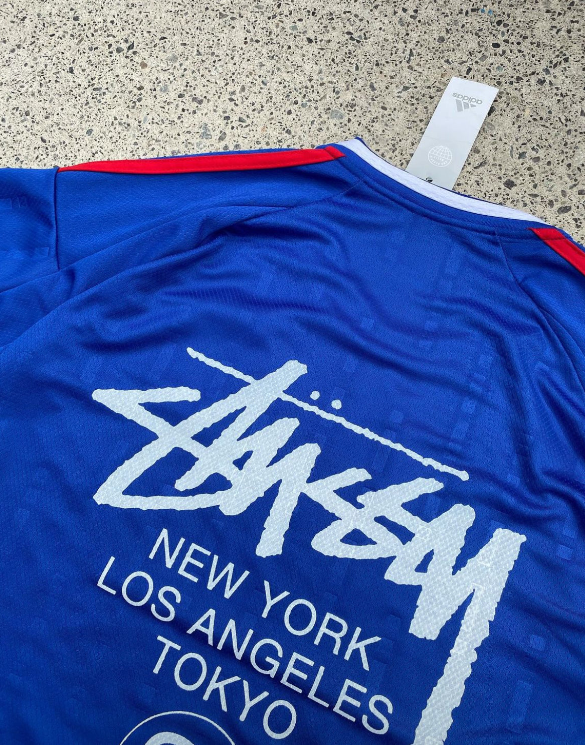 ITALY X STUSSY - JERSEY BLUE