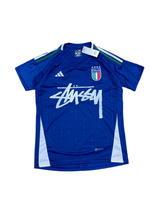 ITALY X STUSSY - JERSEY BLUE