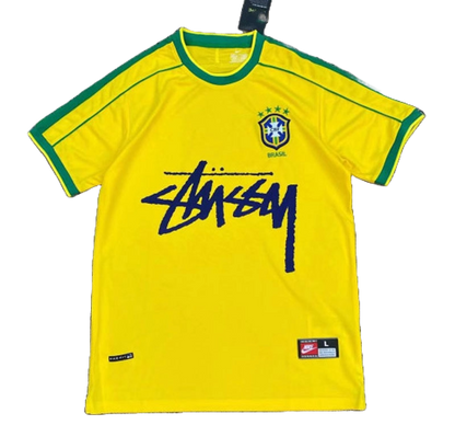 YELLOW - BRASIL X STUSSY JERSEY