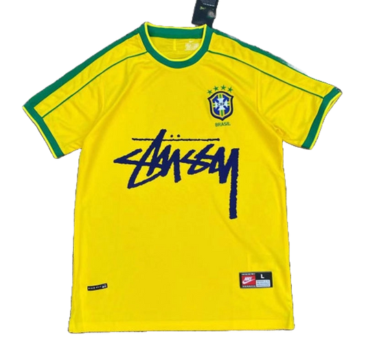 YELLOW - BRASIL X STUSSY JERSEY