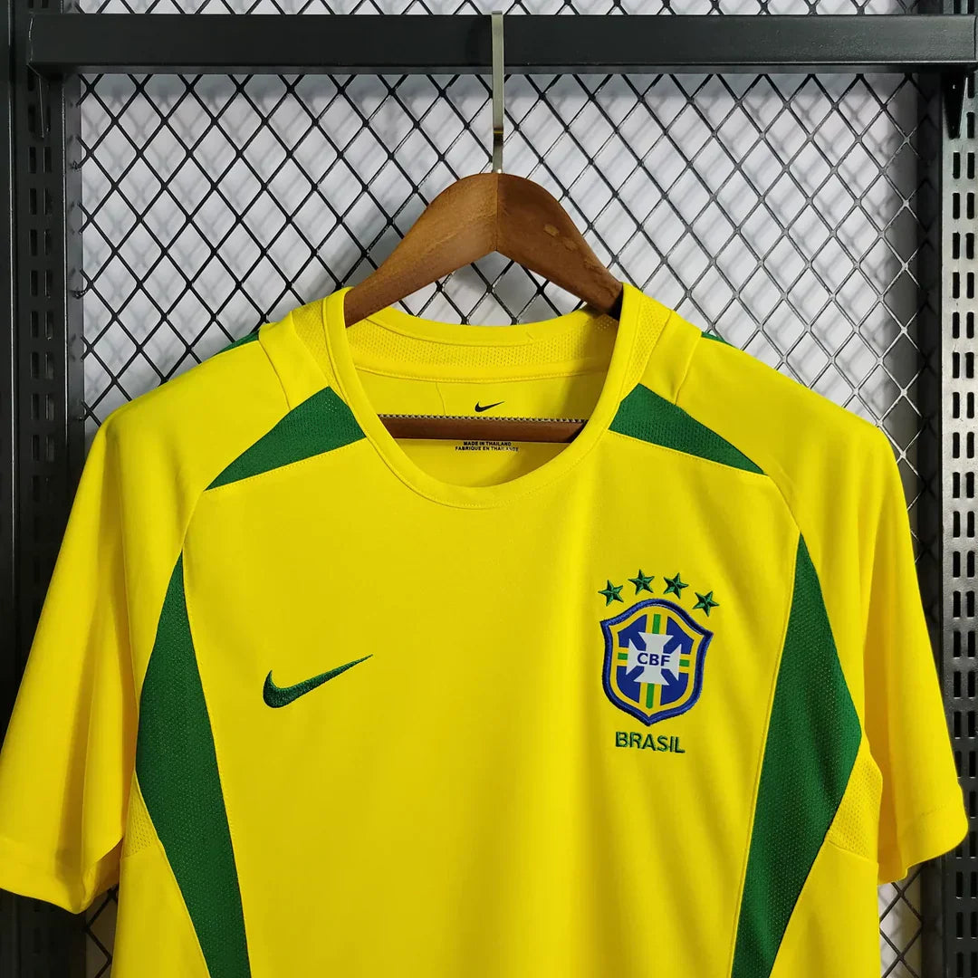 BRAZIL 2002 HOME SHIRT