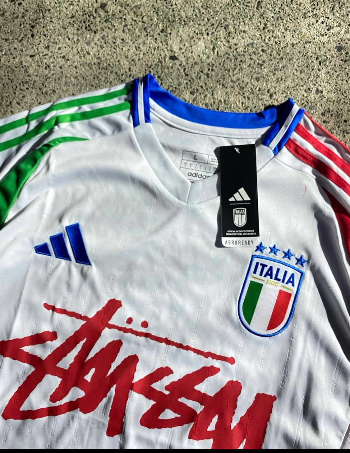 ITALY X STUSSY - JERSEY WHITE