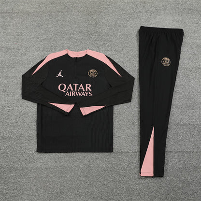 PSG BLACK AND PINK TRACKSUIT