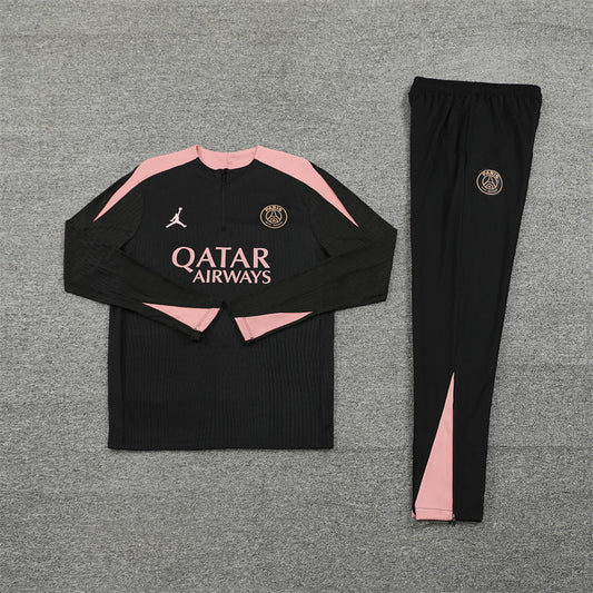 PSG BLACK AND PINK TRACKSUIT