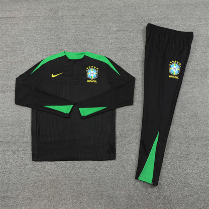 BRAZIL BLACK AND GREEN TRACKSUIT
