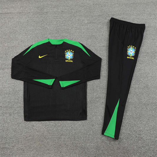 BRAZIL BLACK AND GREEN TRACKSUIT