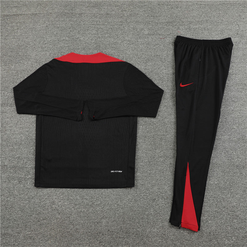 PORTUGAL BLACK AND RED TRACKSUIT