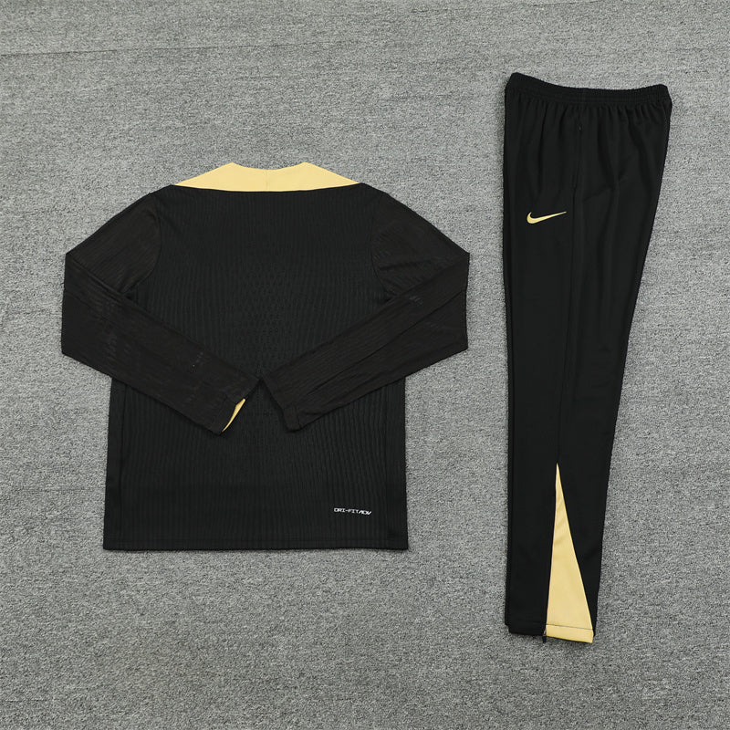 BARCELONA BLACK AND YELLOW TRACKSUIT