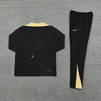 BARCELONA BLACK AND YELLOW TRACKSUIT