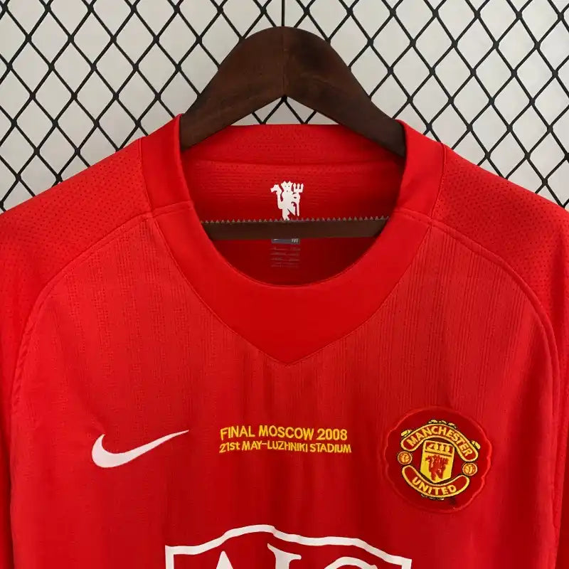 MANCHESTER UNITED FC CLASSIC LONG SLEEVE SHIRT 2007-08