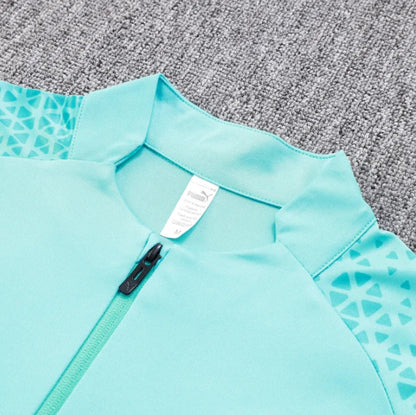 OLYMPIQUE DE MARSEILLE BLUE AND MINT TRACKSUIT