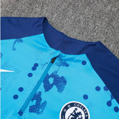 CHELSEA DARK AND LIGHT BLUE TRACKSUIT