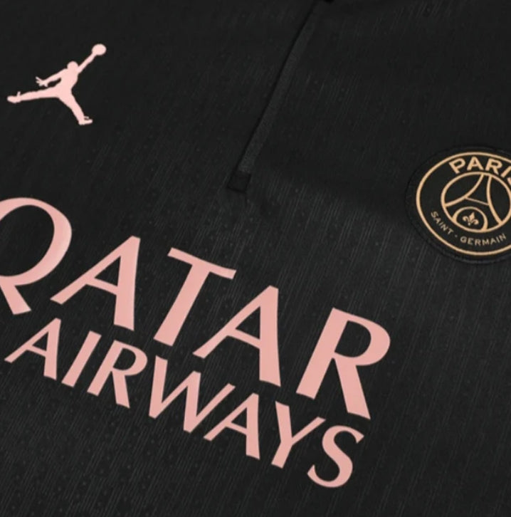 PSG BLACK AND PINK TRACKSUIT