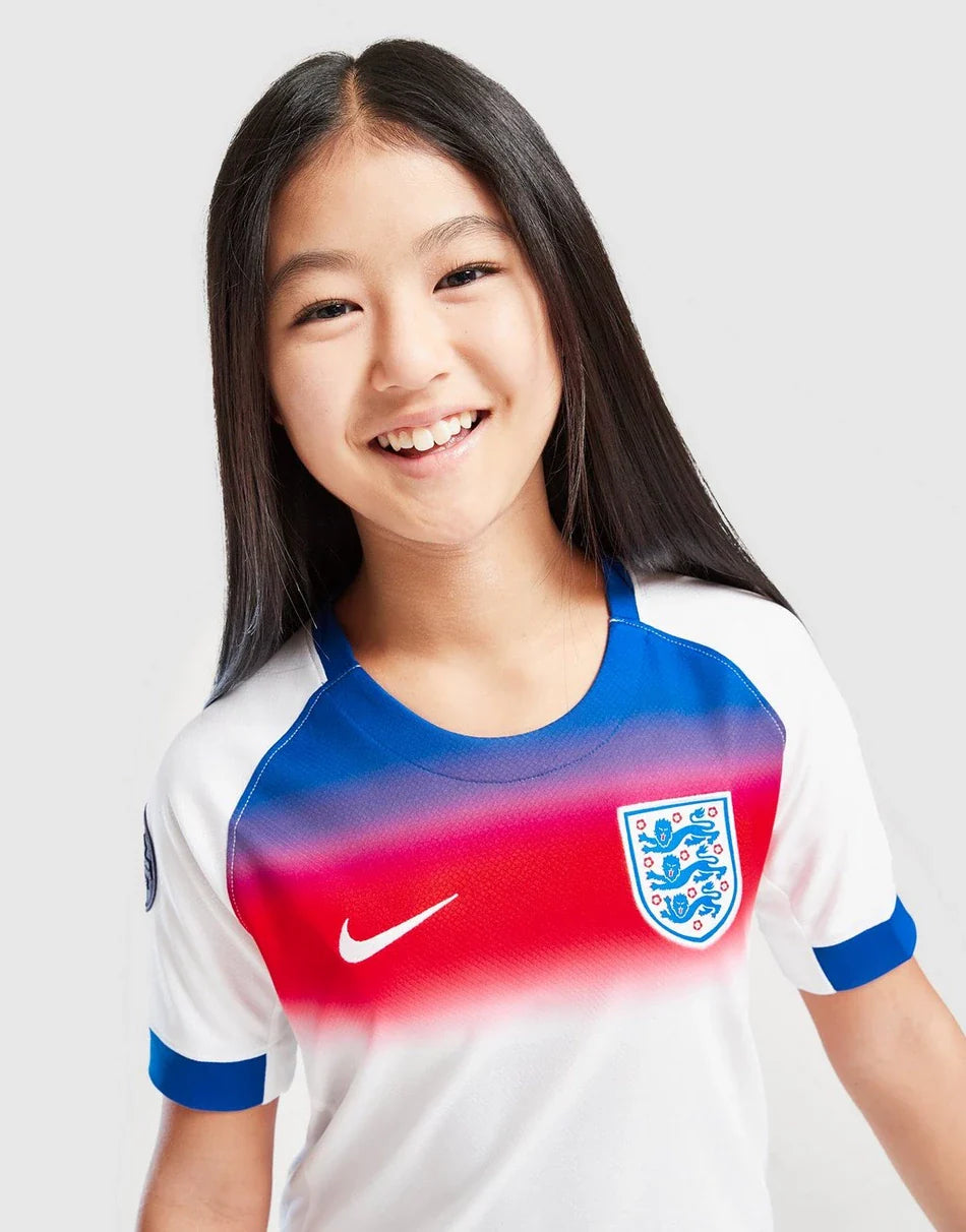 NIKE ENGLAND WEC 2025 BADGE HOME SHIRT JUNIOR