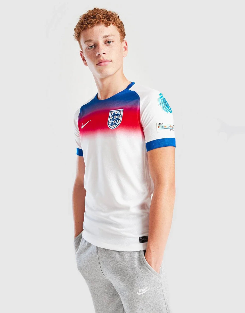 NIKE ENGLAND WEC 2025 BADGE HOME SHIRT JUNIOR