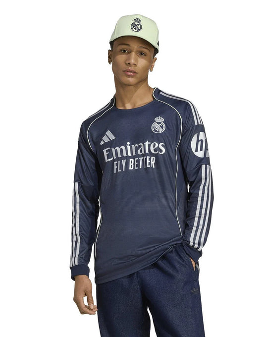 ADIDAS REAL MADRID 25/26 LONG SLEEVE AWAY SHIRT